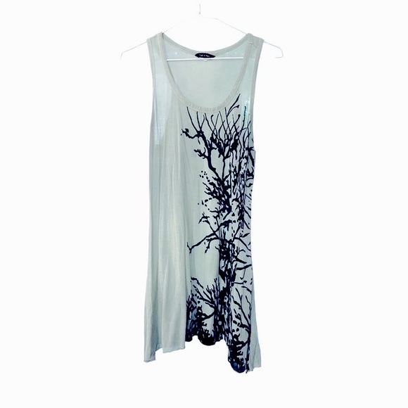 Yak n Yeti Tops - Festival Chic Tree Hugger Racer Back Yoga Tunic Tank